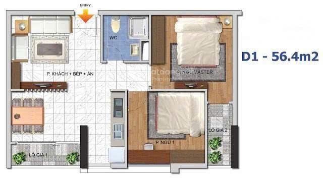 Bán quỹ căn hanhud kí trực tiếp chủ đầu tư diện tích từ 23 ngủ
