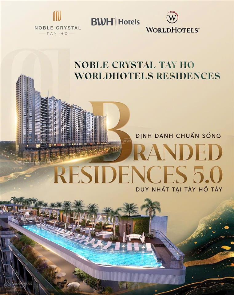 Bán căn duplex 3pn tầng cao view sông hồng .giá tốt tại noble crystal vào tiền 40% ký hđmb