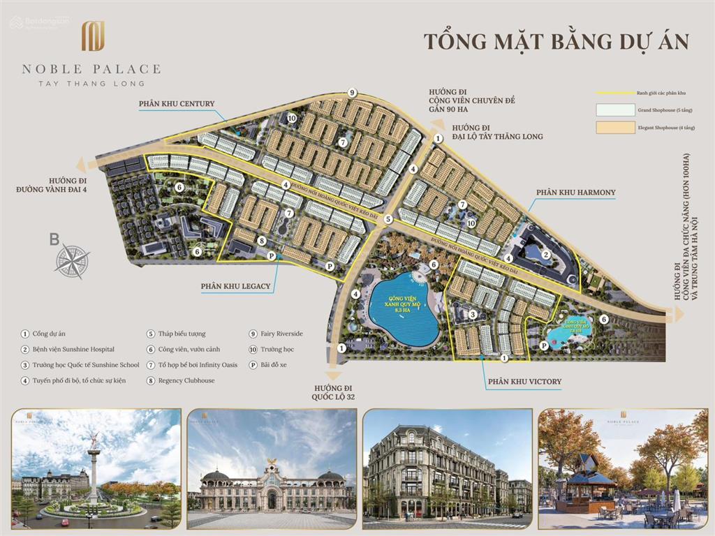 Sở hữu nhà phố châu âu trung tâm hà nội chỉ với 1116 tỷ/căn