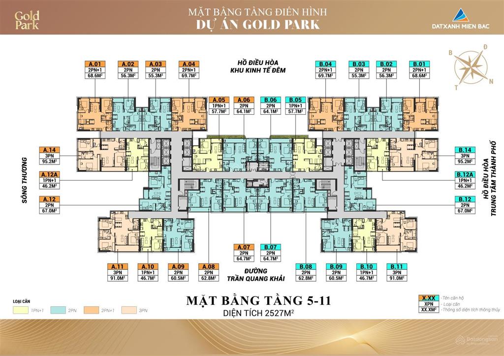 Chỉ từ hơn 500 triệu vốn ban đầu sở hữu căn hộ gold park bắc ninh