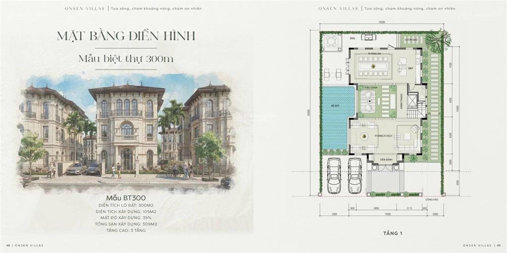 Mở bán bt đơn lập 300m² có khoáng nóng, chính sách khủng an tâm mua nhà 5 năm tại alluvia city