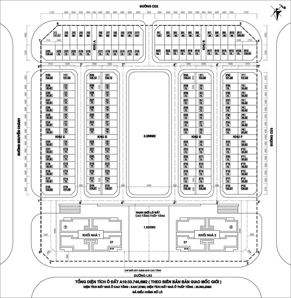 Bán căn liền kề 96m2  a10, kđt nam trung yên, cầu giấy, vị trí đắc địa giá trị sinh lời 0916 062 ***