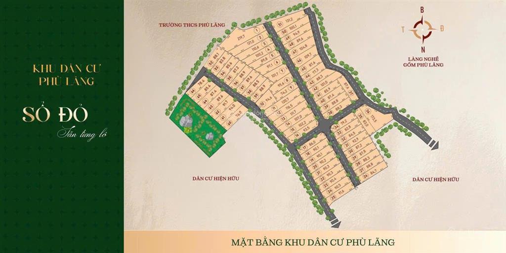 Bán đất nền sẵn sổ từng lô  kcn quế võ 2  bắc ninh giá chỉ hơn 1 tỷ / lô  sẵn sổ từng lô