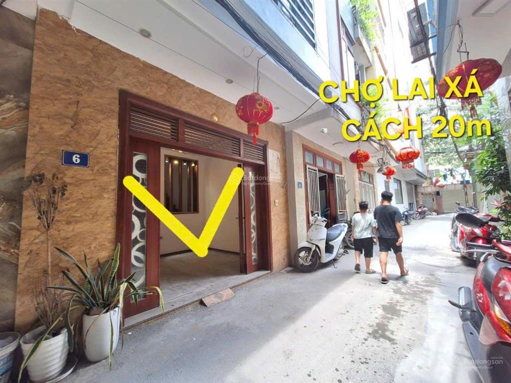 Chính chủ cho thuê nhà kề chợ lai xá, ô tô đỗ cửa,cách quốc lộ 32 chỉ 80m tại thôn lai xá, hoài đức