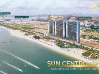 Sun centro town, căn studio view biển tầng cao giá tốt thị trường chỉ từ 2,5 tỷ