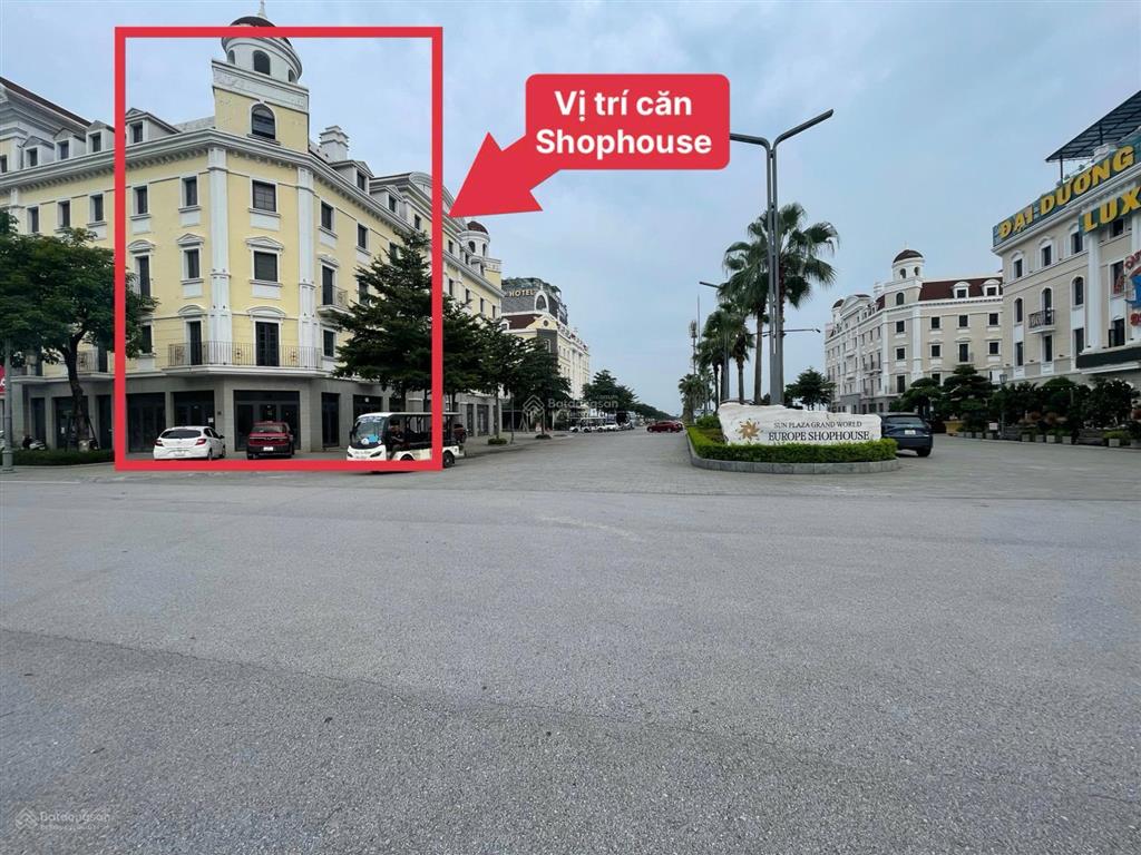 Cần bán gấp căn shophouse mặt đường hạ long, lô góc 2 mặt tiền vị trí trung tâm bãi cháy 0969 993 ***