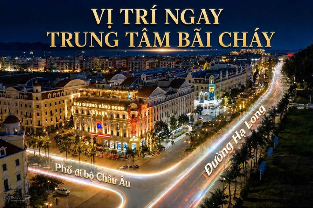 Cần bán gấp căn shophouse mặt đường hạ long, lô góc 2 mặt tiền vị trí trung tâm bãi cháy 0969 993 ***