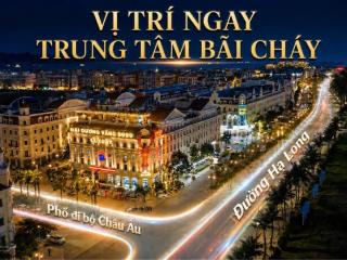 Cần bán gấp căn shophouse mặt đường hạ long, lô góc 2 mặt tiền vị trí trung tâm bãi cháy 0969 993 ***