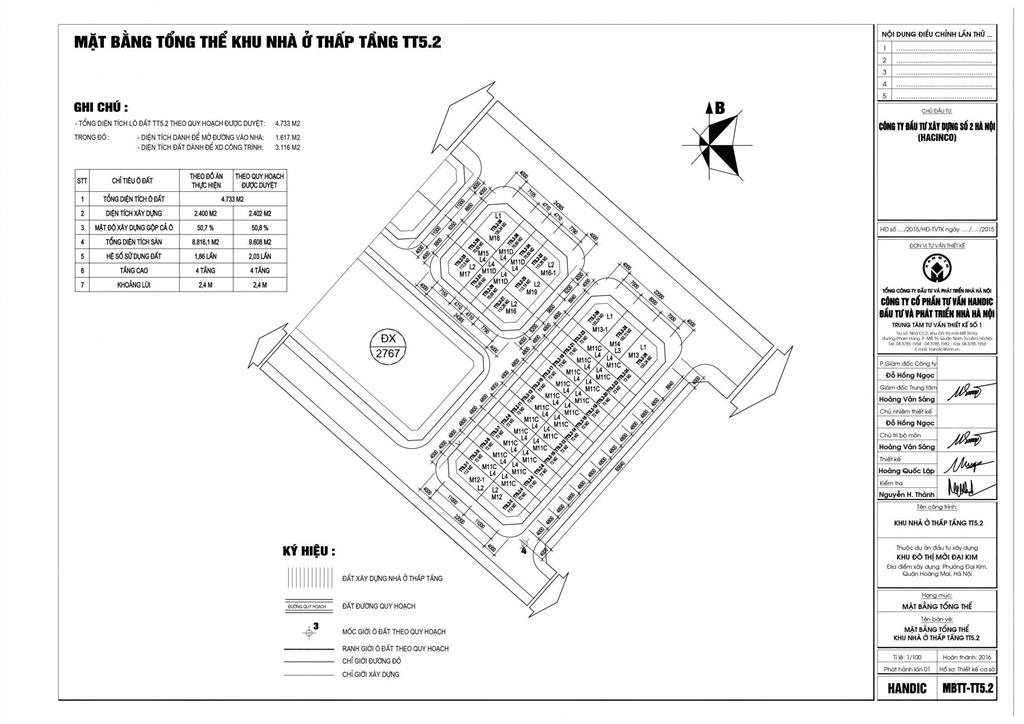 Bán gấp lô liền kề 72m2 hacinco đại kim, view chung cư kinh doanh tốt 0977 917 ***