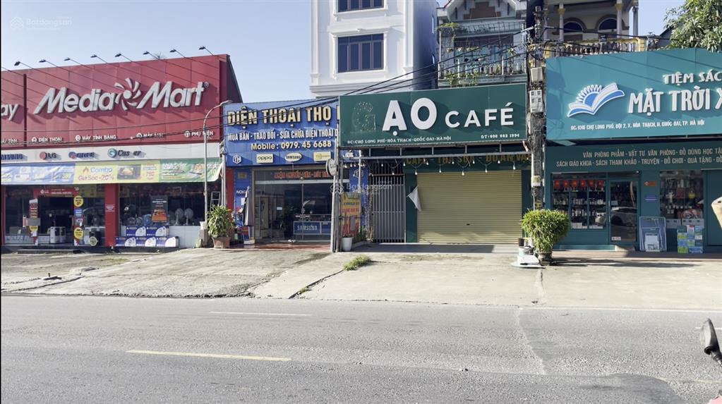 A372. lô góc 357,3m² mặt kinh doanh siêu đẹp sát chợ long phú, phú cát, hòa lạc