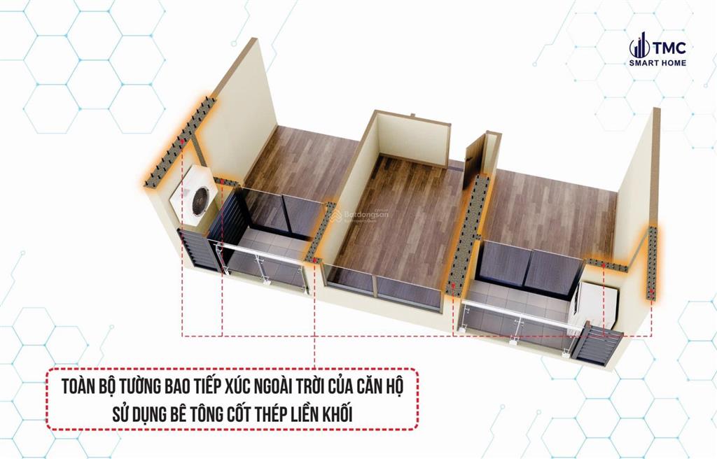 Bán căn view bể bơi 3pn 2wc tmc smart home, 85m2, ct2 nguyễn đình tứ, bắc từ liêm, hn