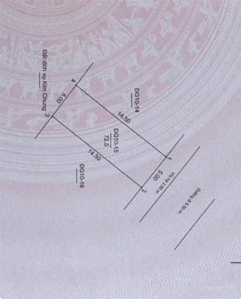 Tôi cần bán ô đg1015 đấu giá trũng lai xá diện tích 72,5m2 có khe thoáng phía sau