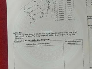 Chỉ hơn 3 tỷ có ngay lô góc 106m² mặt đường chính thôn 3 phú cát gần khu cnc & đh quốc gia hòa lạc