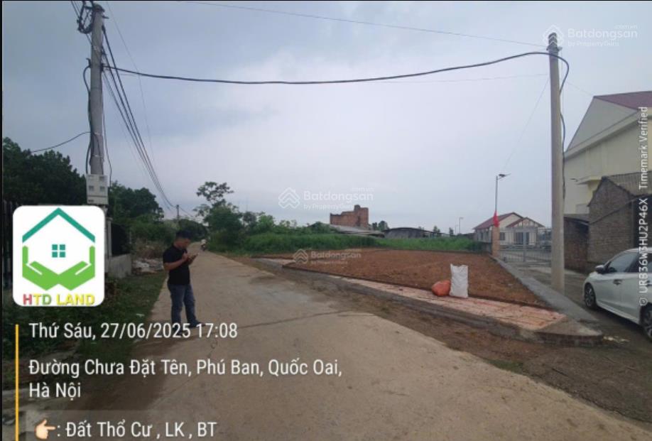 Bán lô góc 220m² mặt đường liên thôn 2 phú cát gần khu cnc và đh quốc gia hòa lạc giá đầu tư