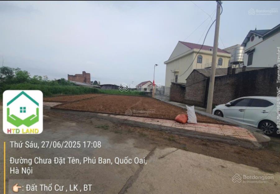 Bán lô góc 220m² mặt đường liên thôn 2 phú cát gần khu cnc và đh quốc gia hòa lạc giá đầu tư