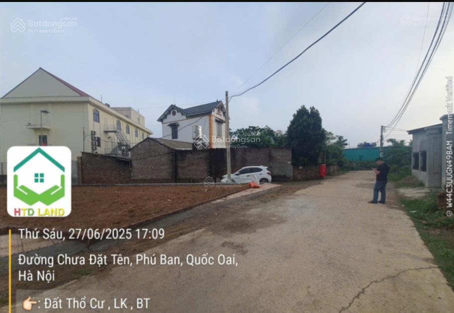 Bán lô góc 220m² mặt đường liên thôn 2 phú cát gần khu cnc và đh quốc gia hòa lạc giá đầu tư
