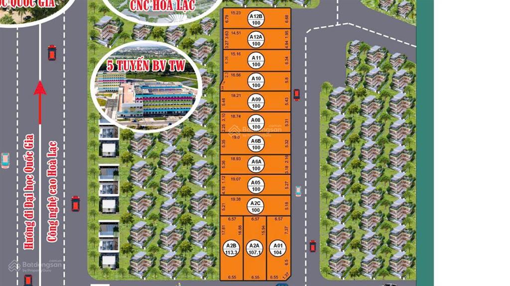 Bán 100m2 trung tâm hòa thạch, gần trường học cấp 1, 2, 3 chợ, trạm y tế, ủy ban xã, giá đầu tư