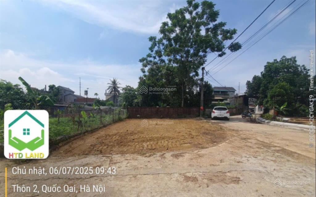 Bán lô góc 110m² siêu đẹp đường ô tô tránh sát chợ, trung tâm hành chính xã phú cát giá rẻ .
