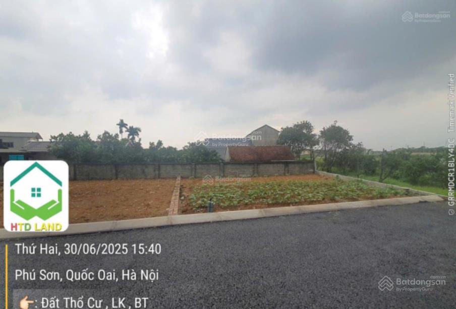 Bán đất thôn 2 phú cát 100m² sát chợ, trường học gần kcn bắc phú cát, giá chỉ nhỉnh 2 tỷ