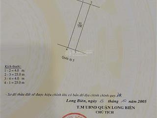 Bán 100m2 đất mặt phố nguyễn đức thuận, phường thạch bàn, quận long biên, hà nội  tell 0904 717 ***