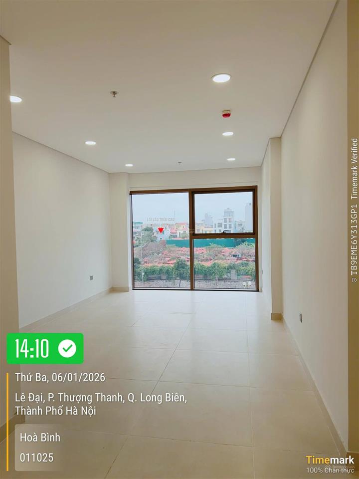 Bán căn chung cư dự án khai sơn city. dt 89,5m2 2 phòng ngủ, 2 wc, tầng cao đẹp