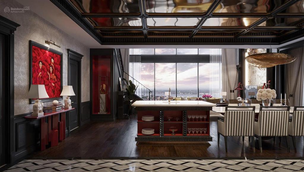 Bán penthouse khai sơn city  167m²  view sông hồng & sông đuống  giá tốt