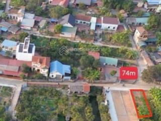 74m2 lô góc 2 mặt tiền kd được, đường thông đẹp, trục liên xã thắng trí minh trí sóc sơn giá tốt