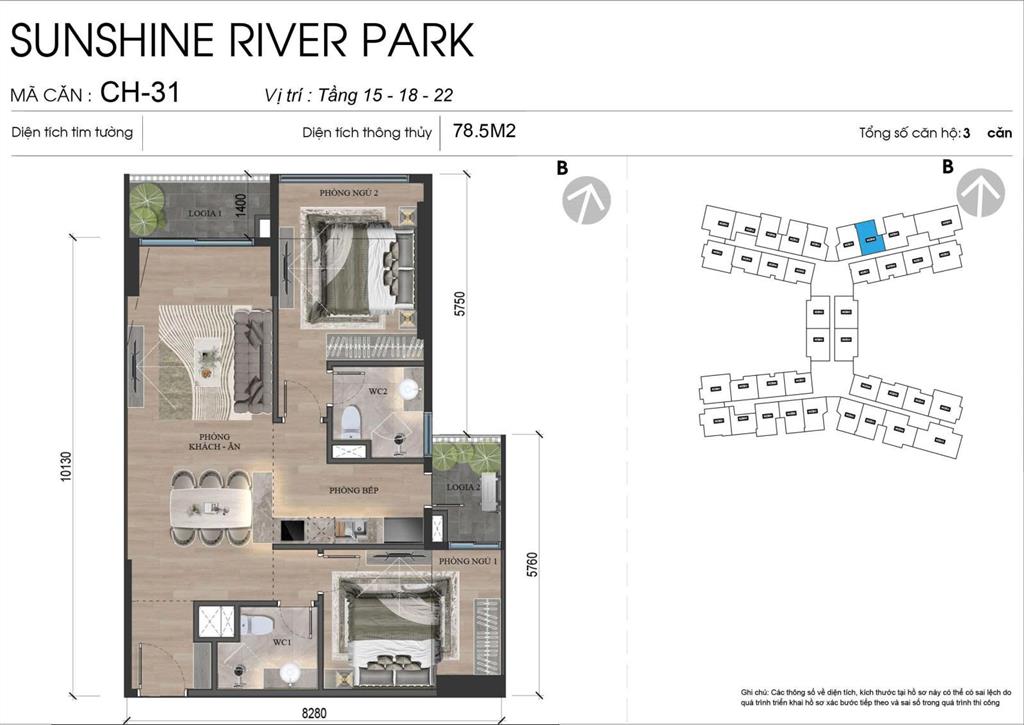 Chính thức nhận booking sunshine river park  kdt ciputra hà nội