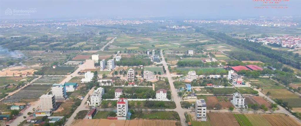 Hiếm có bán đất dãy lk06 sổ đỏ lâu dài 100m2 kđt cienco5 mê linh hà nội