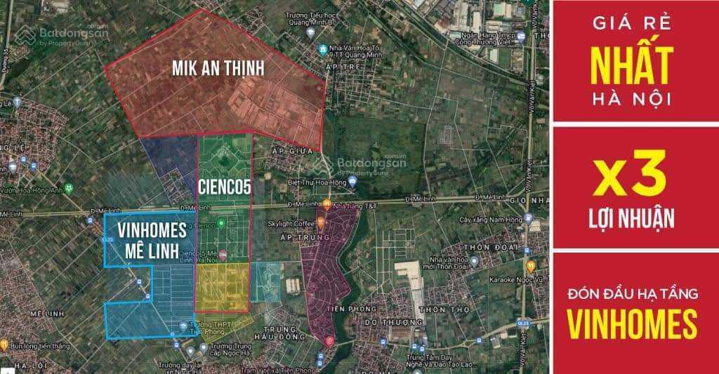 Hiếm có bán đất dãy lk06 sổ đỏ lâu dài 100m2 kđt cienco5 mê linh hà nội