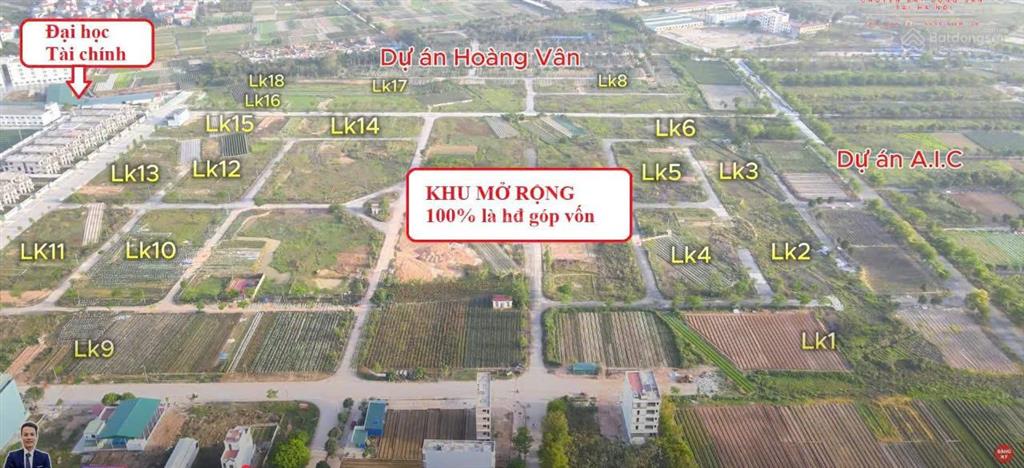 Hiếm có bán đất dãy lk06 sổ đỏ lâu dài 100m2 kđt cienco5 mê linh hà nội