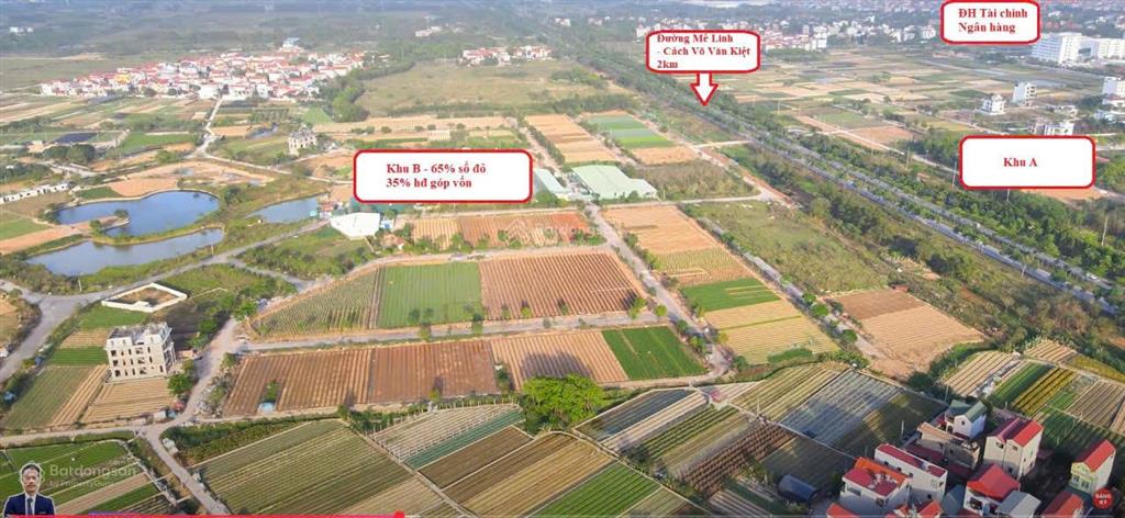 Hiếm có bán đất dãy lk06 sổ đỏ lâu dài 100m2 kđt cienco5 mê linh hà nội