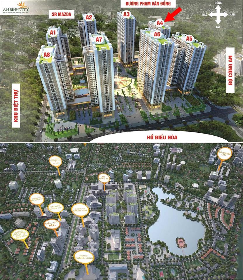  bán căn hộ tòa green star (cạnh bộ công an). diện tích 60 m2