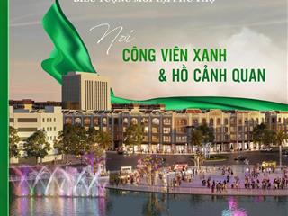 Bán shophouse tại đất việt green park, giá thỏa thuận, 110m2, đường 25m, trung tâm thị xã phú thọ.