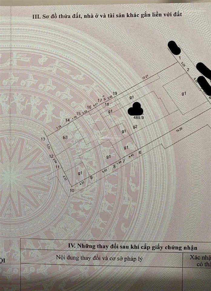 Cần bán nhà mặt phố thợ nhuộm, dt 490m2, mt 13,5m, tặng giấy phép xây dựng 10 tầng