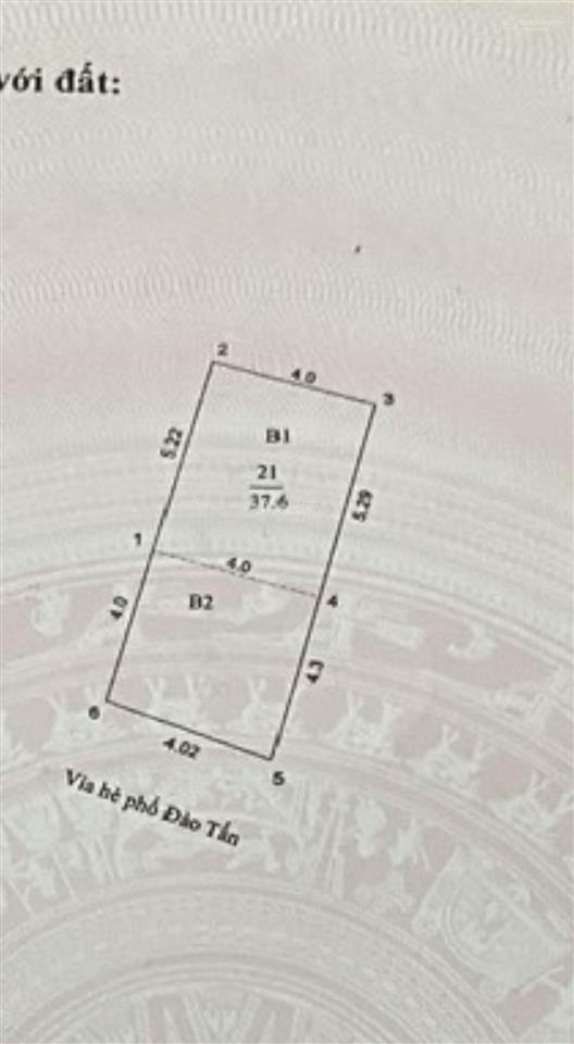 Cần bán nhà mặt phô đào tấn, dt 37,6m2, mt 4m, xây 7 tầng, thang máy,  0965 190 ***