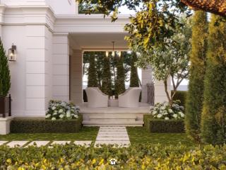 Cần bán nhà mặt phố tuệ tĩnh, dt 320m2, mt 13m, xây 4 tầng cầu thang máy, sân vườn đẹp