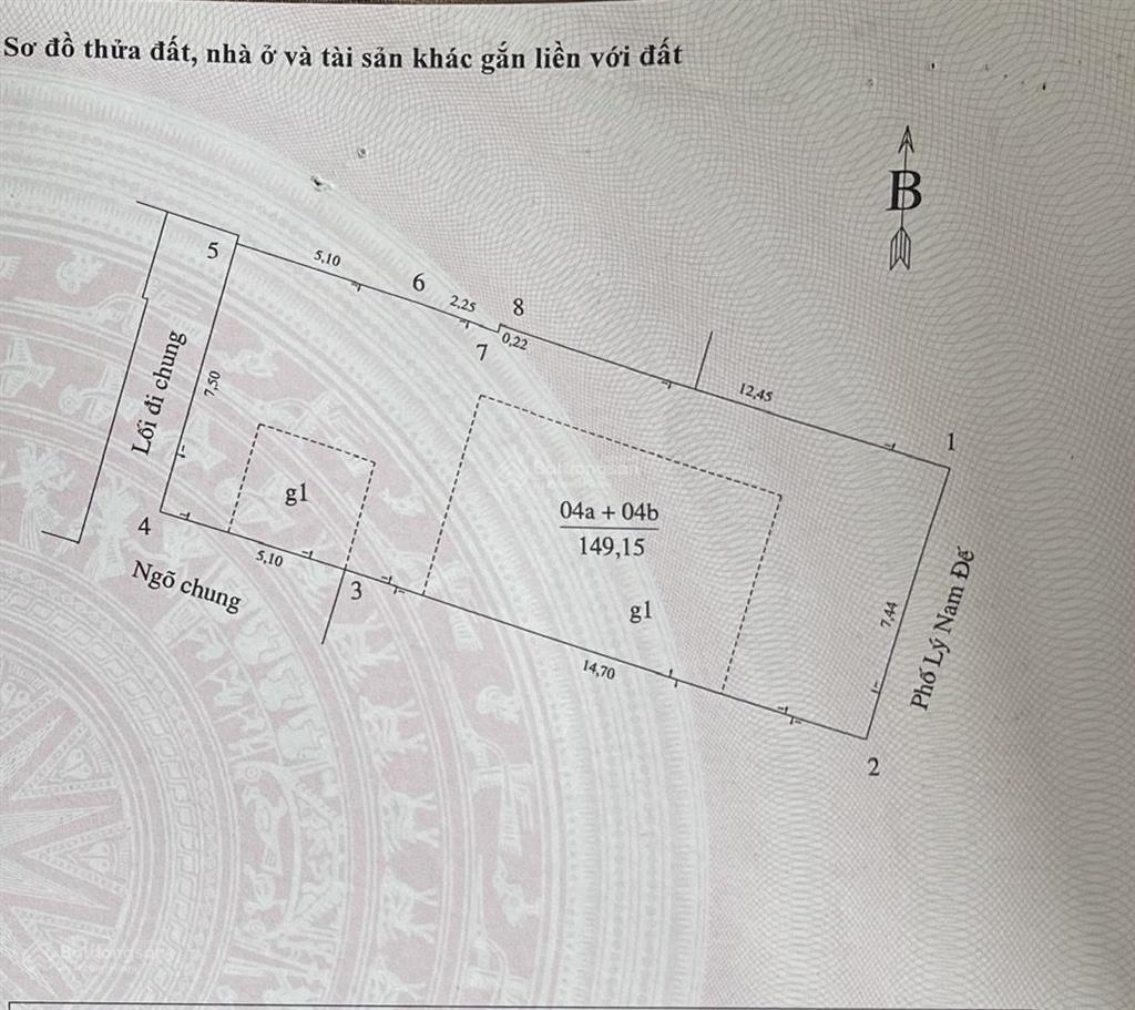 Cần bán nhà mặt phố lý nam đế, dt 150m2, mt 7,5m, xây 8,5 tầng, 1 hầm