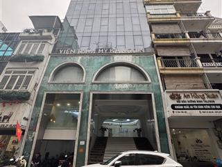 Cho thuê tòa nhà 10 tầng mặt phố hồng tiến, dt 500m2, mt 21m, 3 thang máy