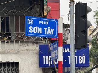 Bán nhà mặt phố sơn tây, ba đình, 1,2 tỷ / m2, 438m2, view đẹp