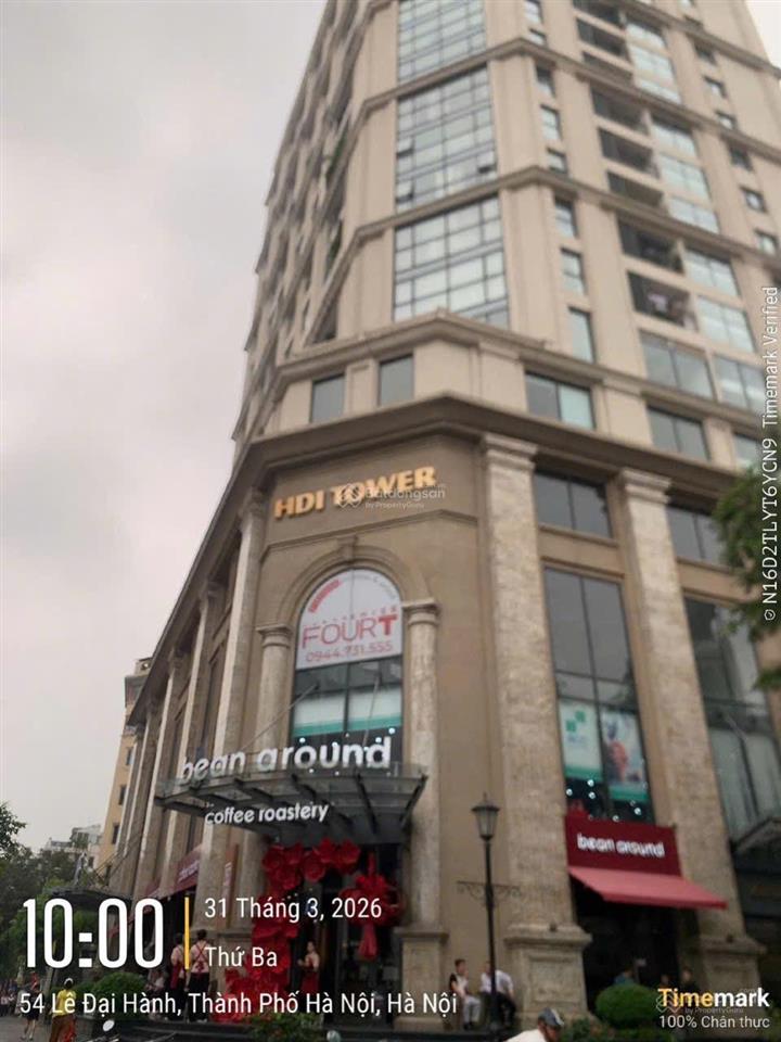 Ban gấp chung cư cao cấp hdi tower  lê đại hành, 2 căn cạnh nhau, 79+95m2, 4pn, căn góc đẹp