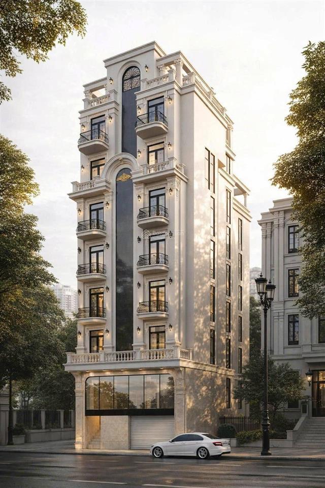 Tôi cần bán tòa nhà 9 tầng 1 hầm mặt phố bạch mai, dt 212m², mt 8,5m