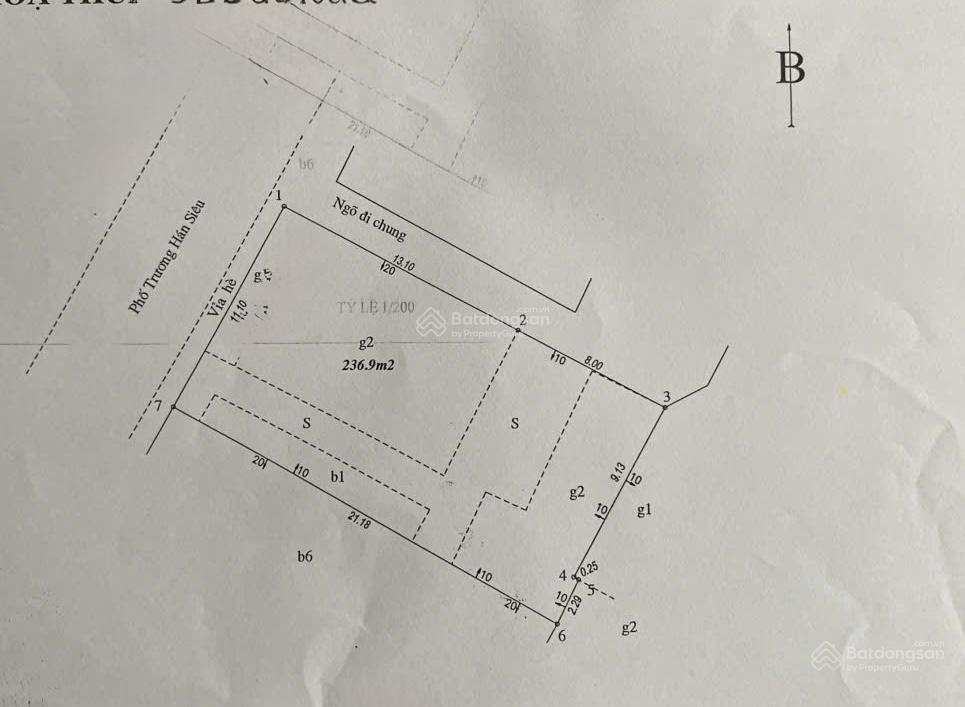 Cần bán nhà mặt phố trương hán siêu, dt 237m2, mt 11m, gần hồ, công viên