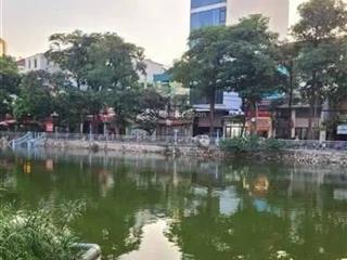 Bán nhà mặt hồ trung kính. ngõ 110 trần duy hưng, cầu giấy, diện tích 90 m2 x 5t giá bán 34.5 tỷ