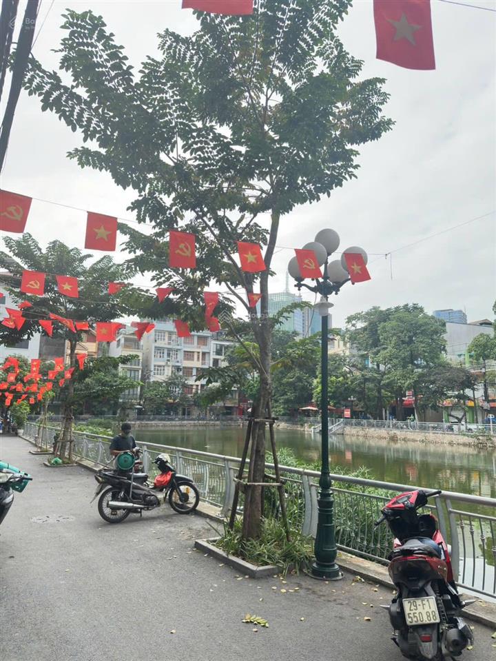 Bán nhà mặt hồ trung kính. ngõ 110 trần duy hưng, cầu giấy, diện tích 90 m2 x 5t giá bán 34.5 tỷ