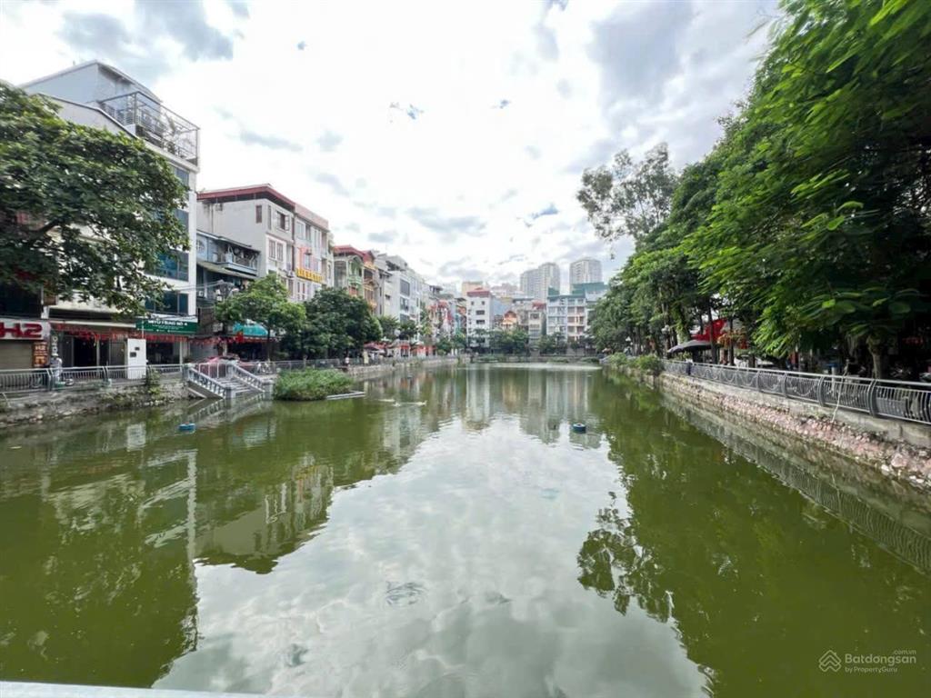 Bán nhà mặt hồ trung kính. ngõ 110 trần duy hưng, cầu giấy, diện tích 90 m2 x 5t giá bán 34.5 tỷ