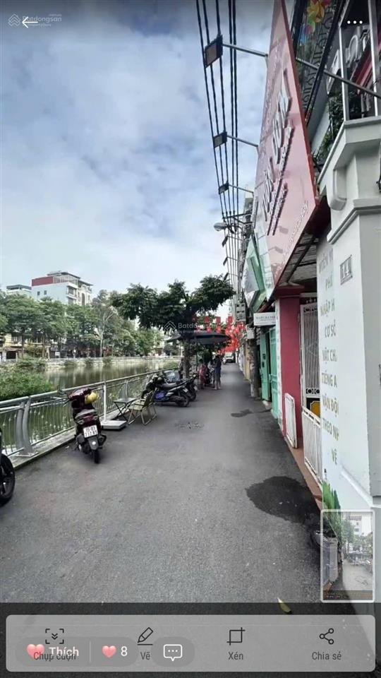 Bán nhà mặt hồ trung kính. ngõ 110 trần duy hưng, cầu giấy, diện tích 90 m2 x 5t giá bán 34.5 tỷ