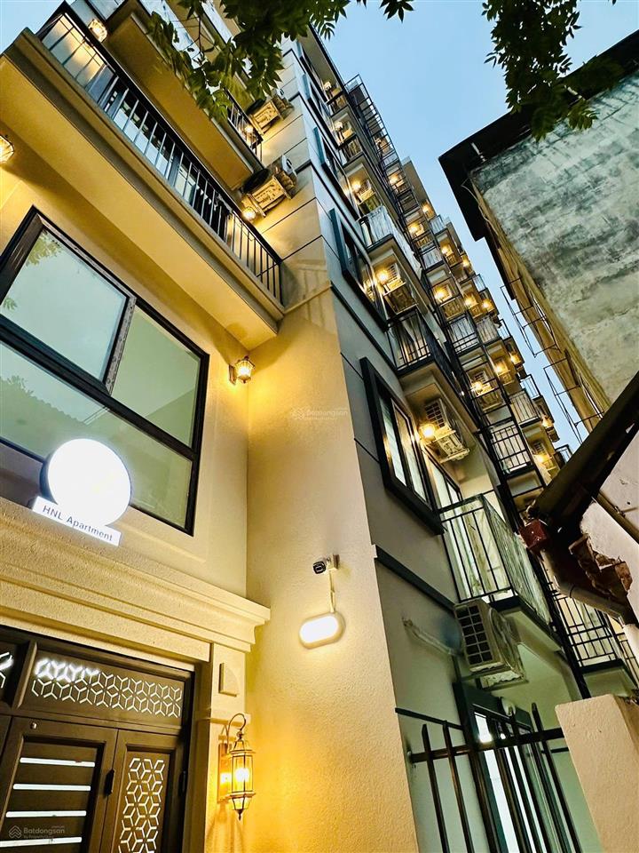 Bán tòa chdv mới 7 tầng lô góc, ngõ ô tô. nguyễn khang, p yên hòa, cầu giấy. dt 180m2 giá 56 tỷ