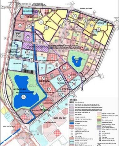 Bán lô biệt thự 209m2 góc vip mặt công viên cầu giấy 0974 681 ***