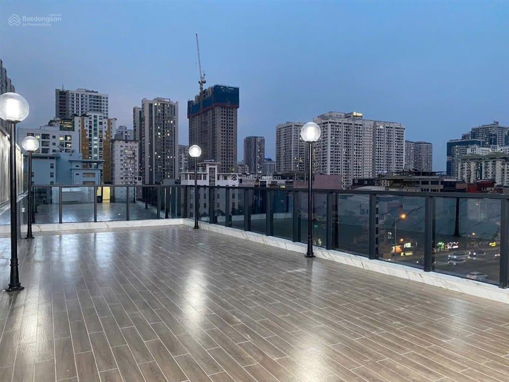 Bán nhà sổ đỏ chính chủ mặt phố khuất duy tiến lô góc 120m2 x 9,5t, mt 7m
